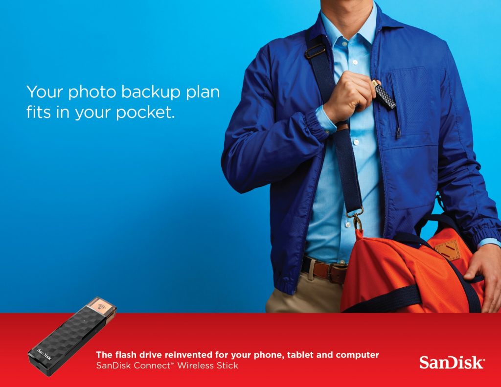 your photo backup plan fits sandisk